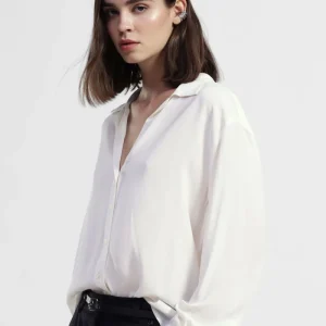 Camisa Amplia con Cuello Clásico DIXIE