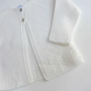 Chaqueta larga algodón beig con detalle