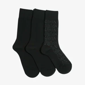 Paquete de Tres Pares de Calcetines Emporio Armani