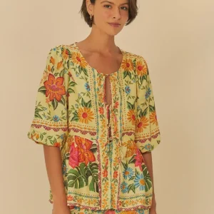 Blusa Delicadeza Em Flor