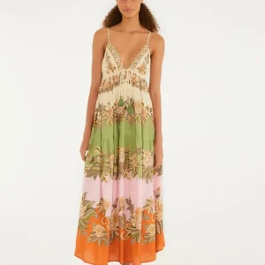 Midi Vestido Floral Delhi