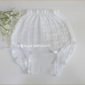 Braguita calada hilo blanco