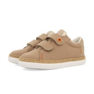 Zapato Niño Beige Con Velcro Viera Gioseppo