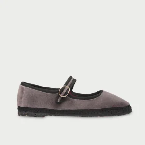 Ballerinas Mary Jane Velvet Brida