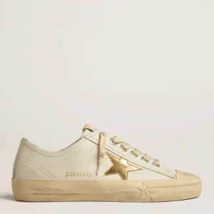 Zapatillas Golden Goose V-Star 2 Leather Upper Laminated Mujer