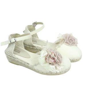 Esparteñas COMUNIÓN Niñas Beige JUANA SANCHEZ