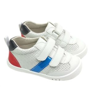 Deportiva Respetuosa Piruflex combinada rojo y azul