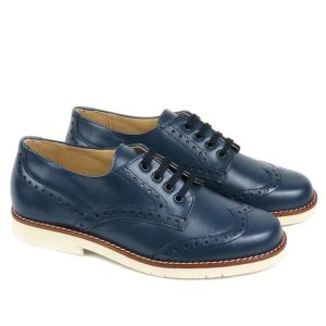 Zapato Niño MARIA CATALAN Piel Azul